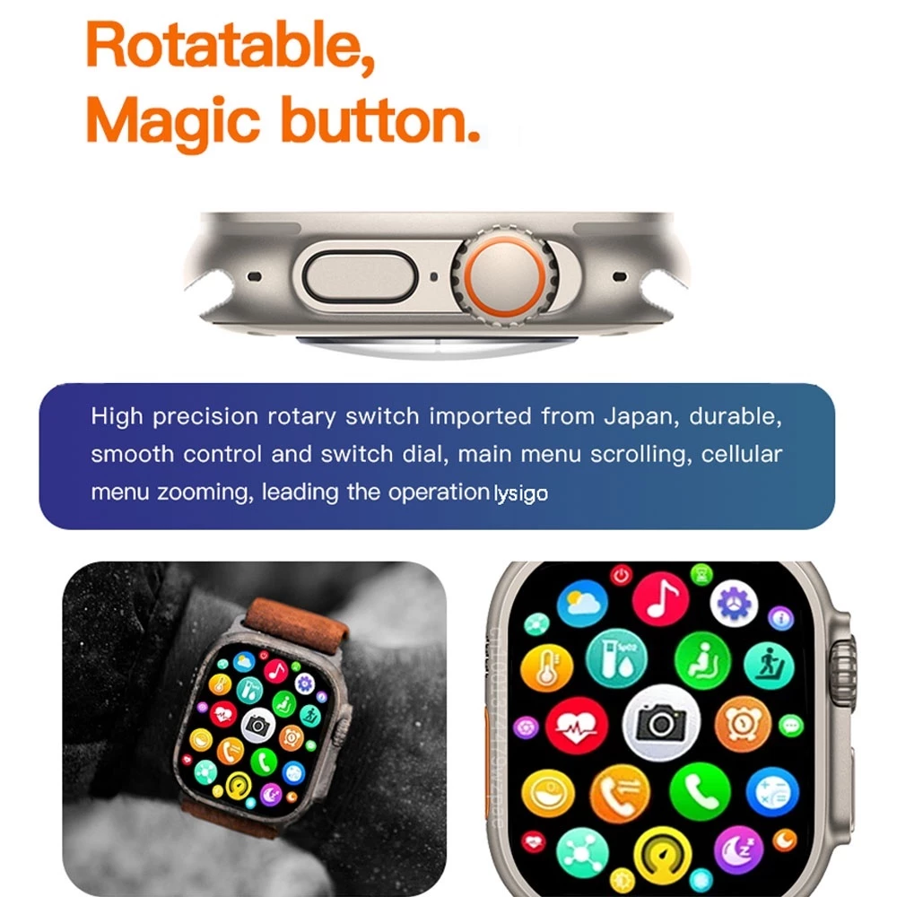 2026 IWO 8 T800 Ultra Smartwatch - Image 4
