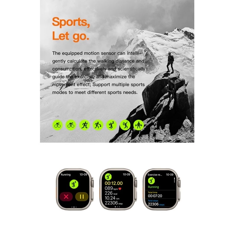2026 IWO 8 T800 Ultra Smartwatch - Image 8