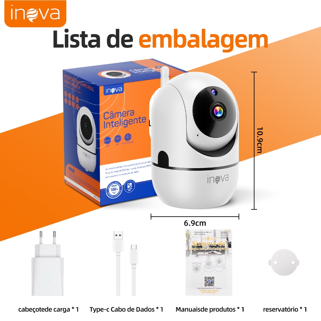 Inova WiFi Babá Eletrônica 360° - Image 11