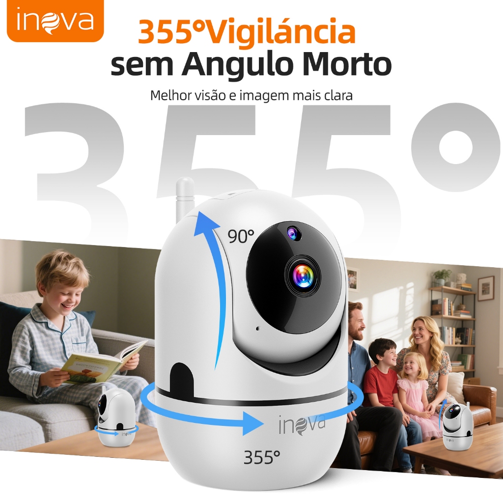 Inova WiFi Babá Eletrônica 360° - Image 12