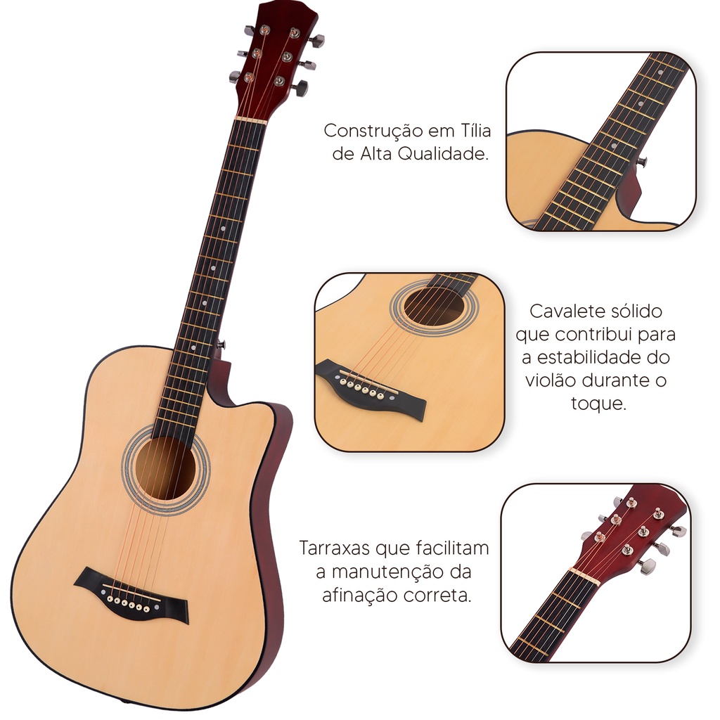 Violão Acústico Clássico - Iniciantes - Image 10