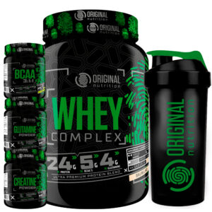 Kit Whey Complex + Shaker - Nutrição On Point!