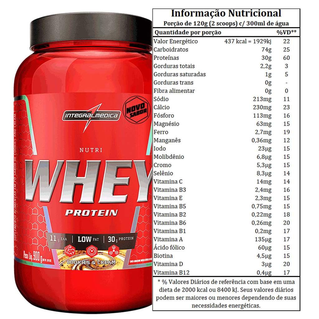 Kit Whey 900g + Creatina 150g - Image 3