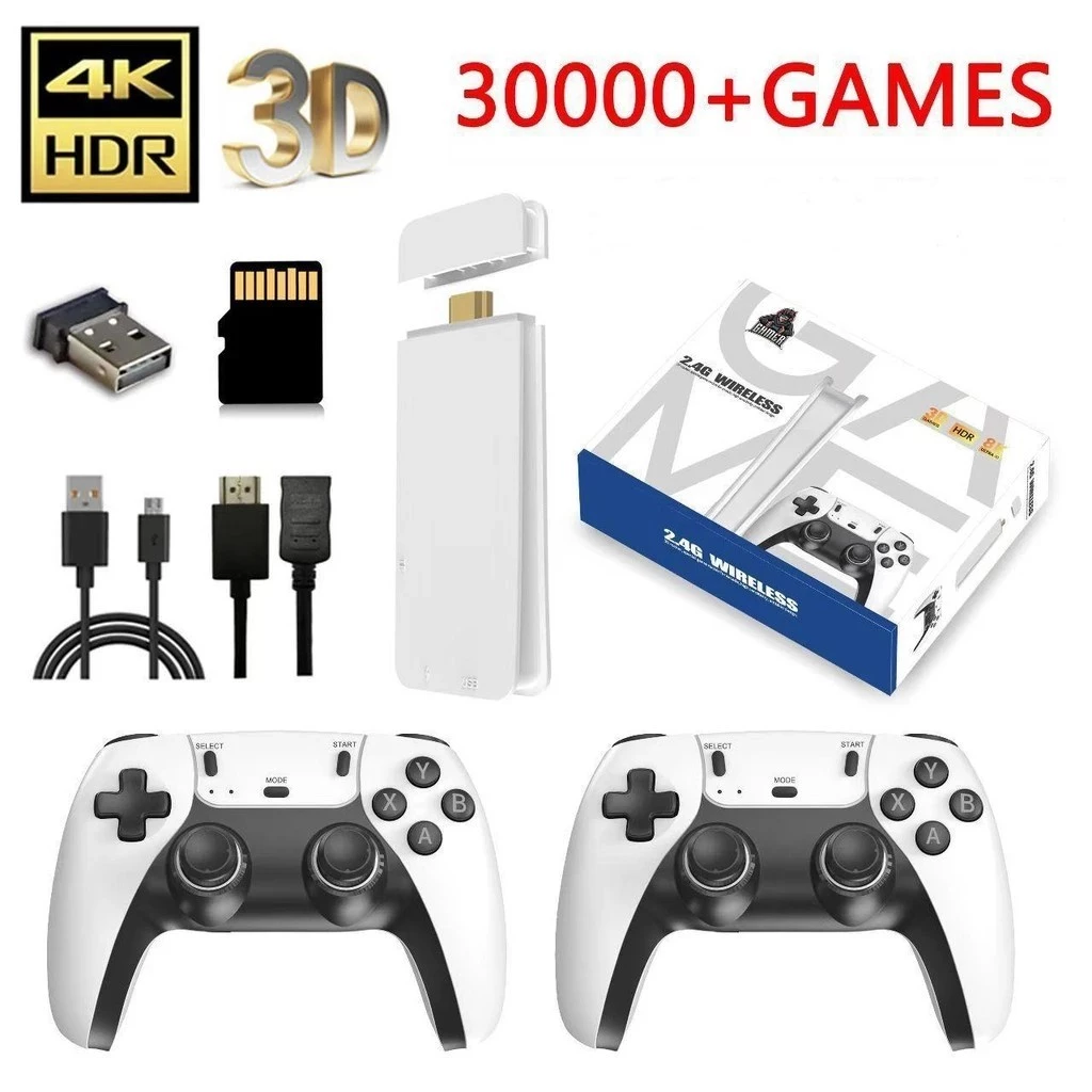 2025 NOVO Vídeo Game Stick M15 Pro 4K