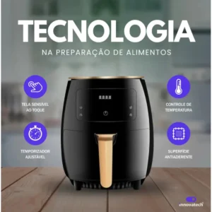 Fritadeira Air Fryer Elétrica - 4.5L de Magia na Cozinha!