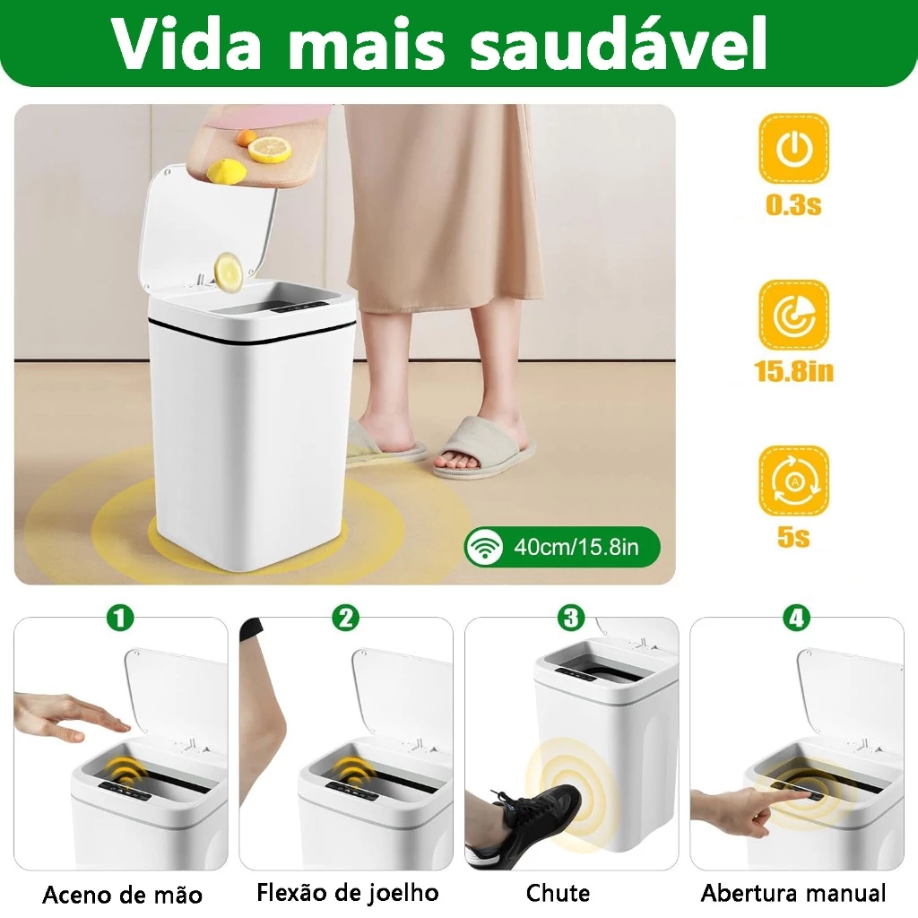 Lixeira com Sensor Automático - Image 6