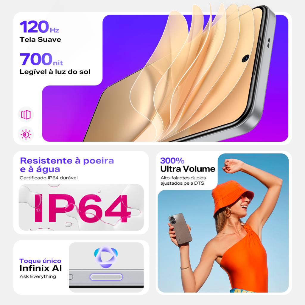 Infinix Smart 10 4G - Elegância e Performance - Image 4