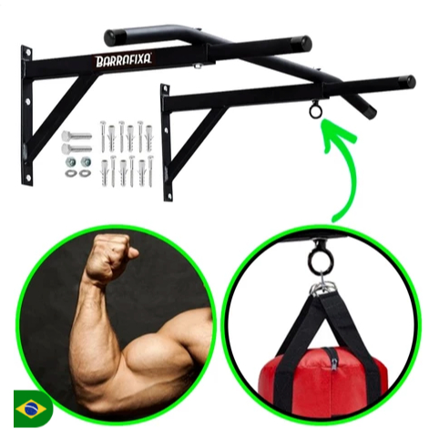 Barra Fixa Parede Crossfit