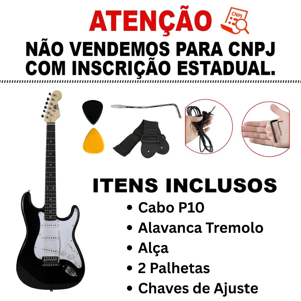 Guitarra Elétrica Stratocaster Koning - Image 15