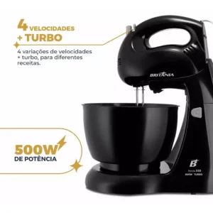 Batedeira Britânia Pérola 550 - Potência e Estilo