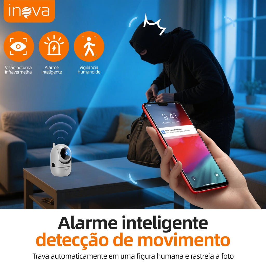 Inova WiFi Babá Eletrônica 360° - Image 8