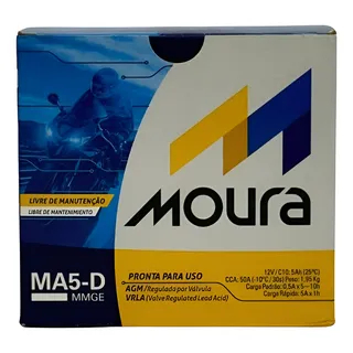 Bateria Moura MA5D 5Ah Original - Image 3