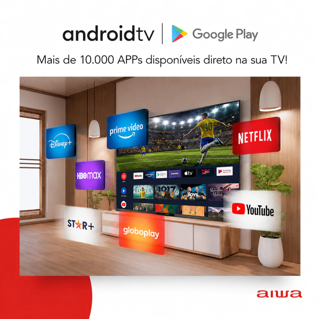 Smart TV 43'' Aiwa – Model AWS-TV-43-BL-02-A - Image 7