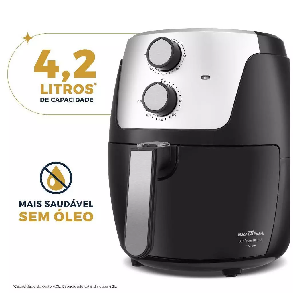 Air Fryer Britânia 4,2L - Praticidade e Sabor! - Image 3