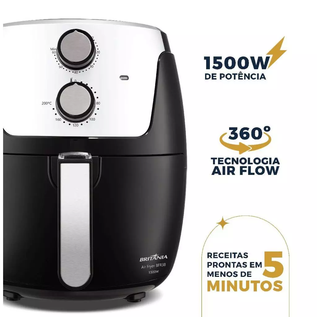 Air Fryer Britânia 4,2L - Praticidade e Sabor! - Image 4