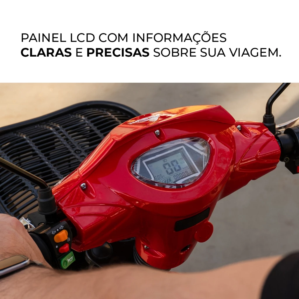 Bicicleta Scooter Elétrica 500W WeHawk EB - Image 6