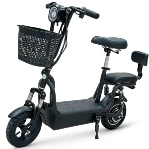 Moto Elétrica Scooter 350W com Banco Duplo