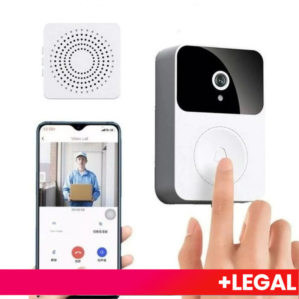 Campainha Wi-Fi Recarregável