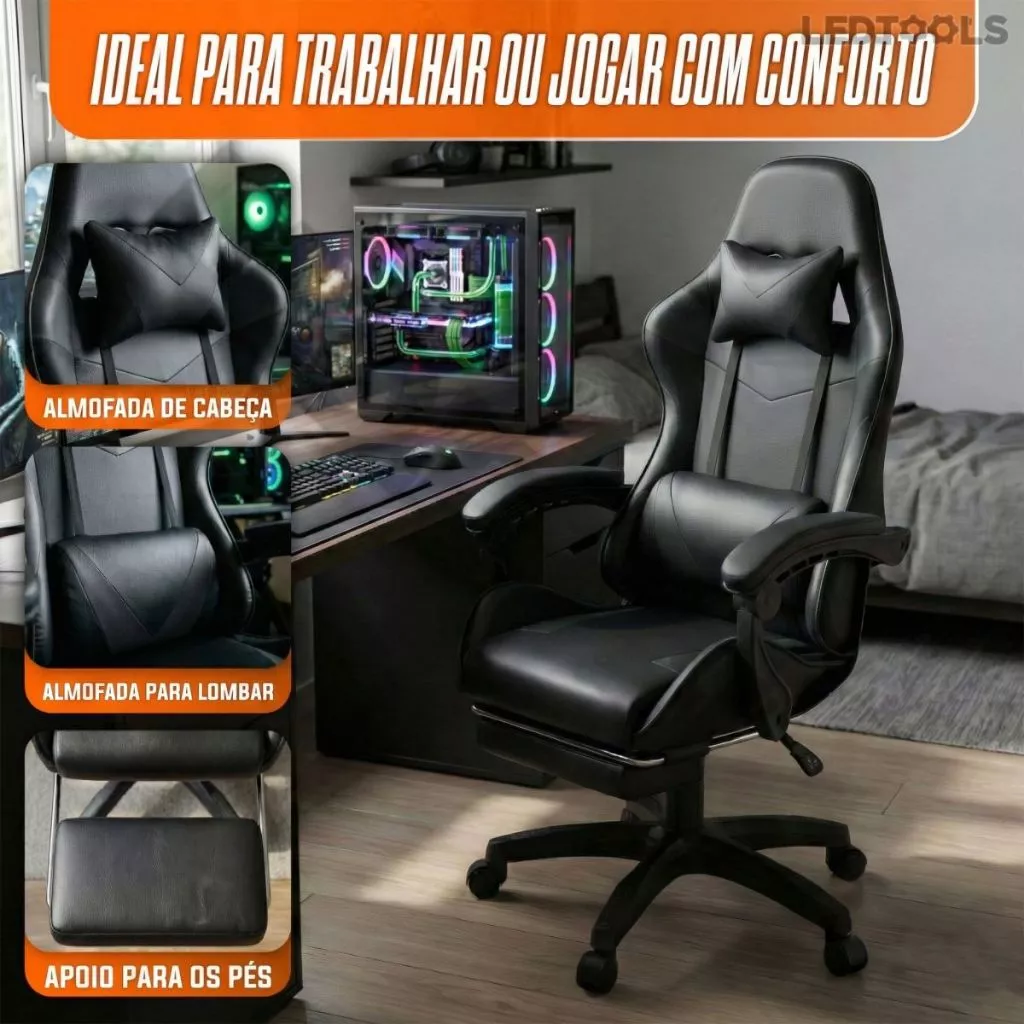 Cadeira Gamer e Escritório Ergonômica - Image 2