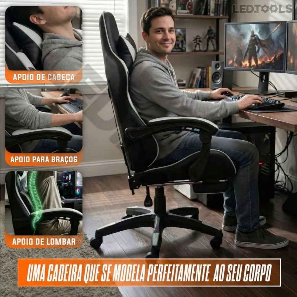 Cadeira Gamer e Escritório Ergonômica - Image 5