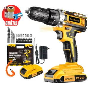 Parafusadeira/Furadeira Impacto Kit 12/21V