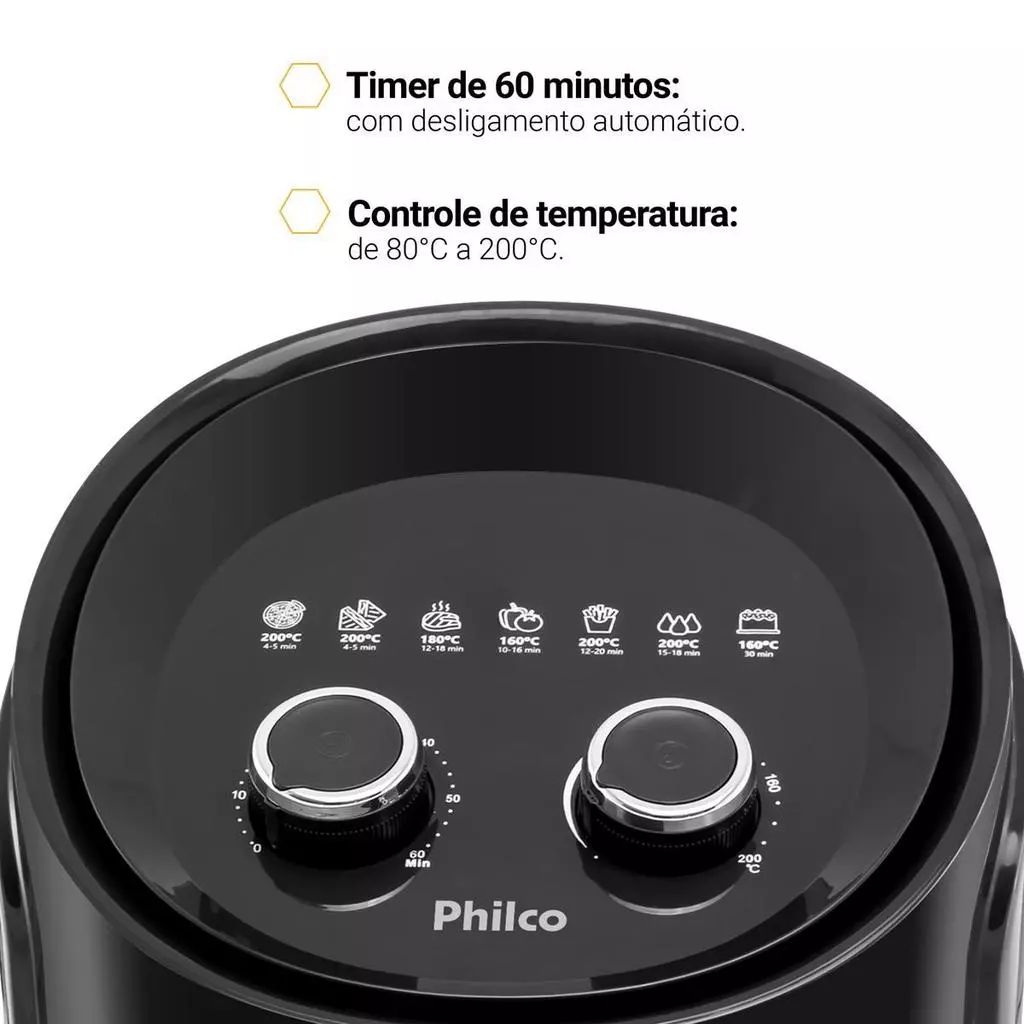 Air Fryer Philco 4,4L Redstone - Image 4