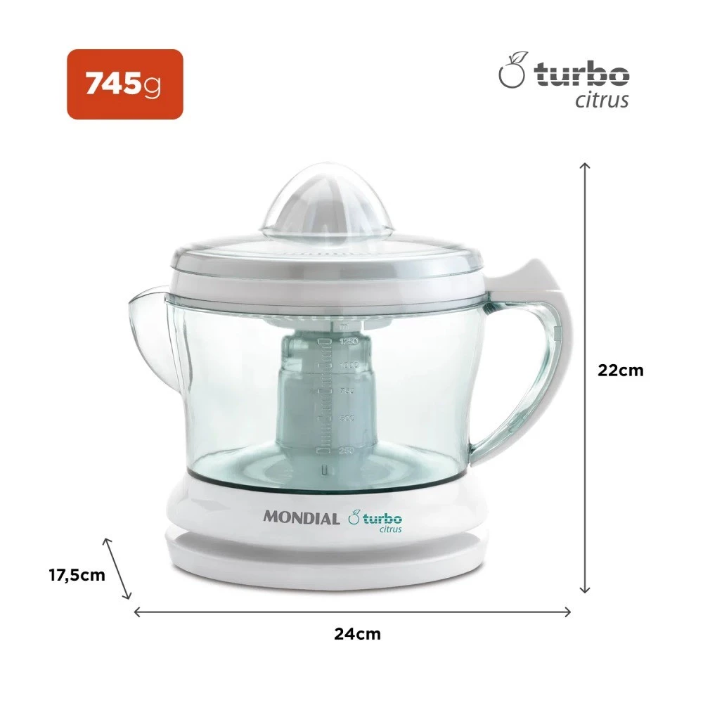 Espremedor Power Turbo Citrus 1,25L - Image 6