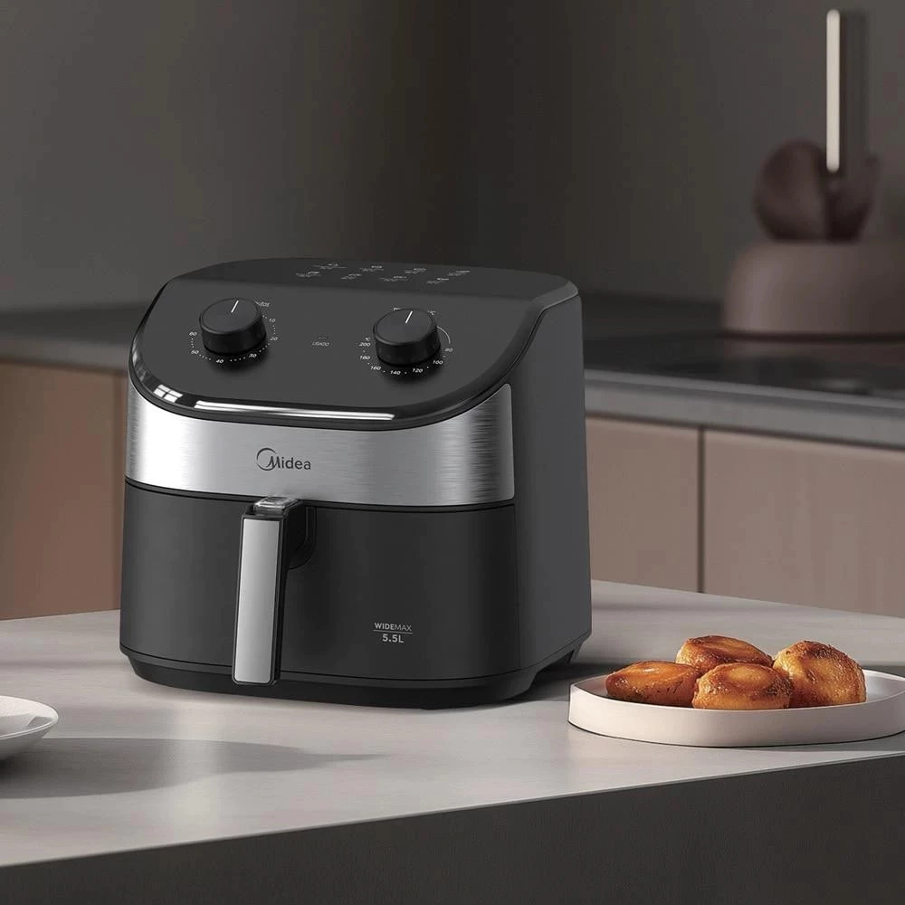 Fritadeira Air Fryer 5,5l Widemax - Midea 1900W - Image 2