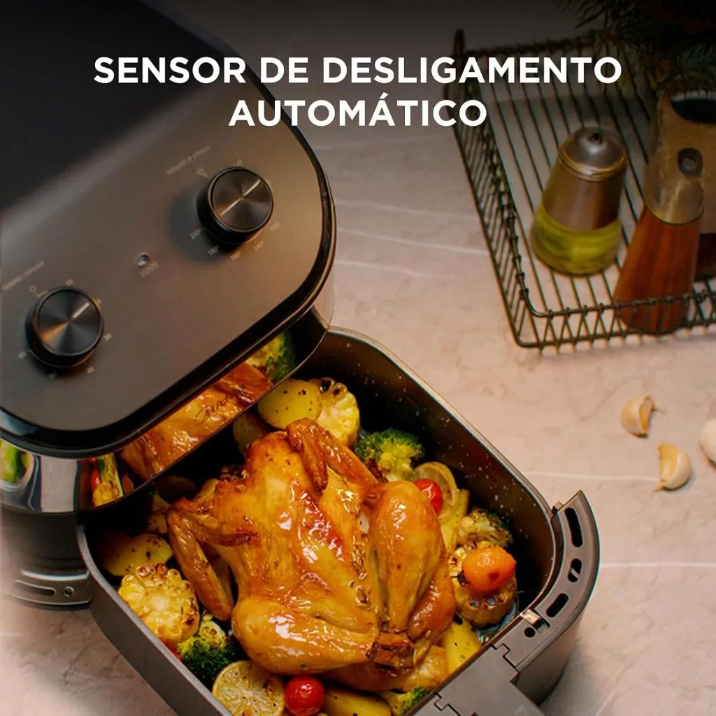 Fritadeira Air Fryer 5,5l Widemax - Midea 1900W - Image 6