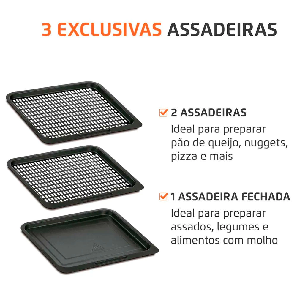 Fritadeira Air Fryer Forno Mondial 12L - Image 3