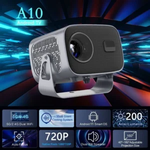 Projetor A10 Android TV 4K