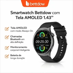BETTDOW Smart Watch: Estilo e Tecnologia