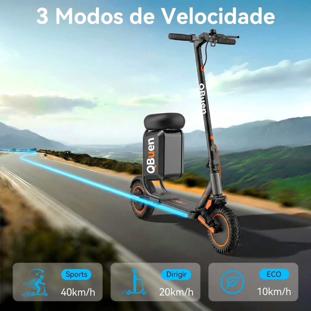 Patinete Elétrico 500W com Bluetooth - Image 8