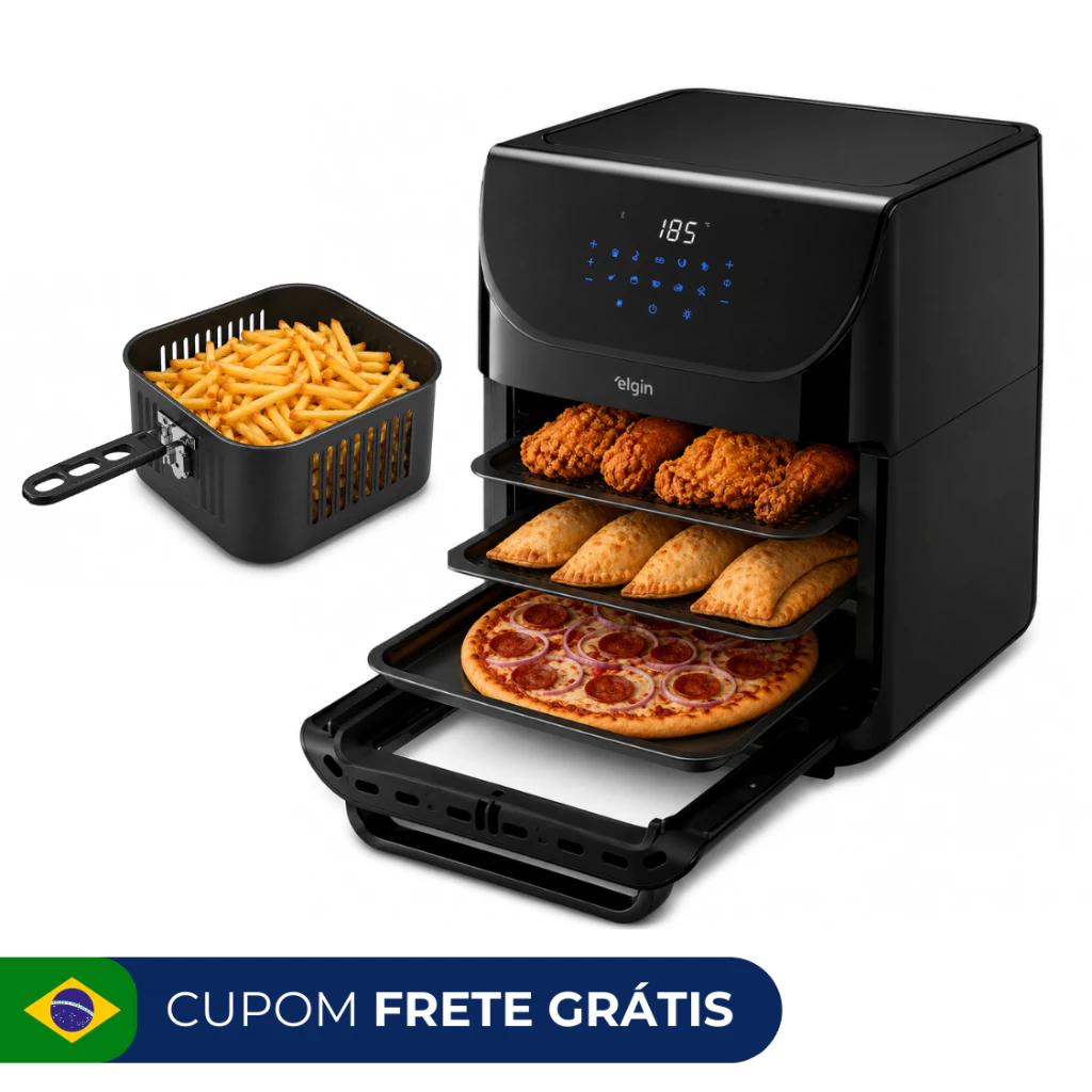 Fritadeira Air Fryer 12L Family Oven Fry Elgin