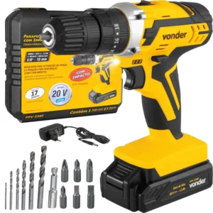 Parafusadeira Furadeira de Impacto 20V Vonder