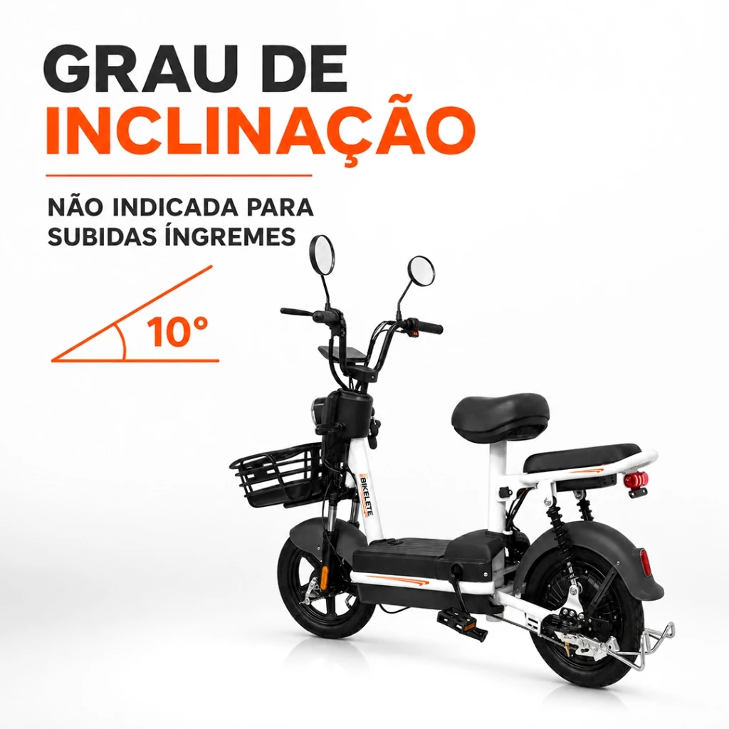 Scooter Elétrica 500W 48V com Bateria Removível