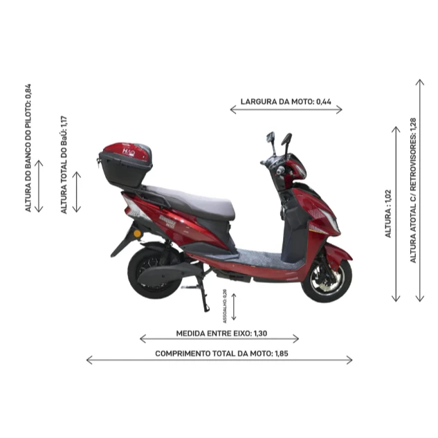 Bicicleta Elétrica HAO Conquest 1000W - Image 3