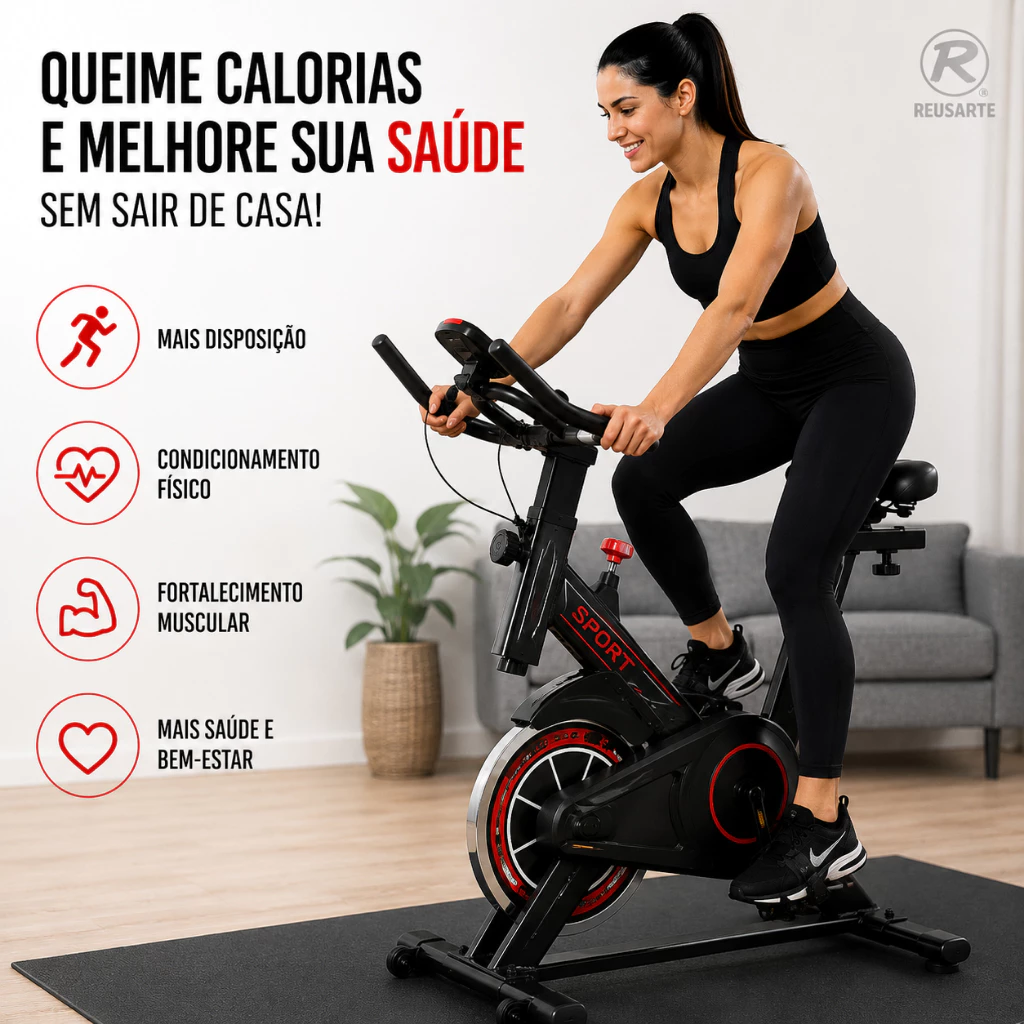 Bicicleta Ergométrica Spinning Profissional